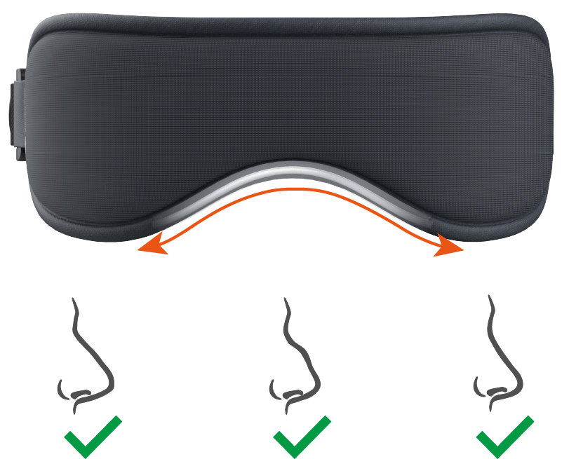 Adjustable Nose Bridge for a Better Fit